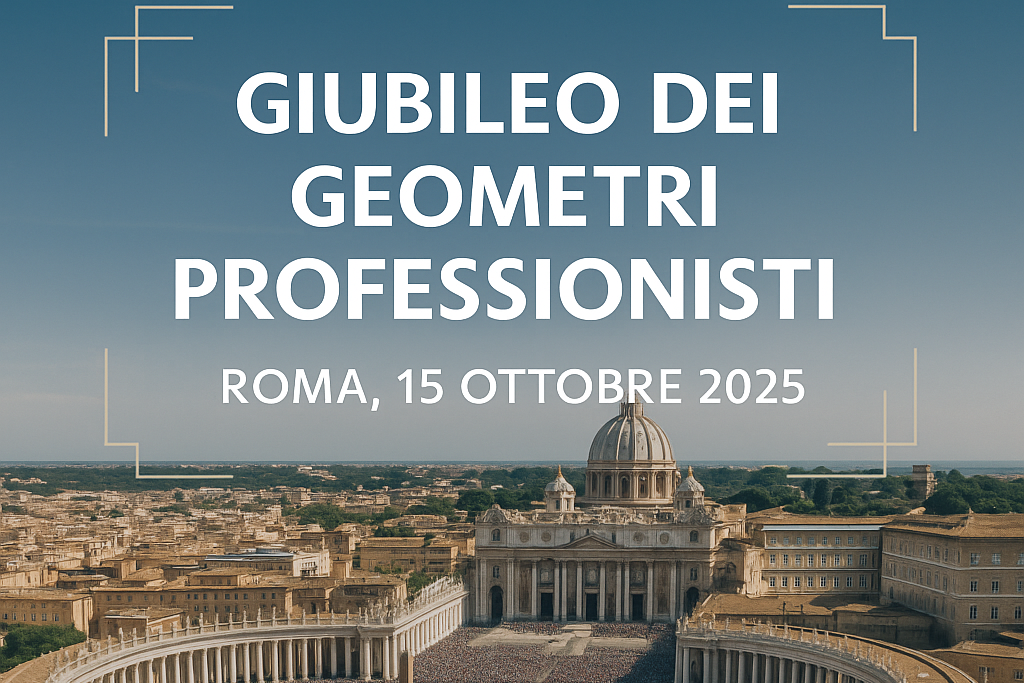 Giubileo 2025: i Geometri invitati all'Udienza con Papa Leone XIV